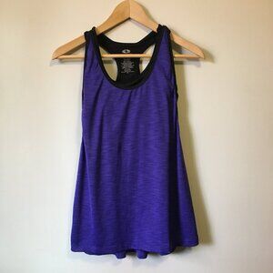 Indigo Blue Athletic Works Racerback Tank Top and Bra in One